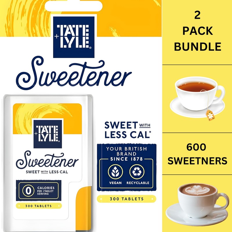 Sweetener - Zero Calorie Sucralose Tablet Dispenser - 2 Pack