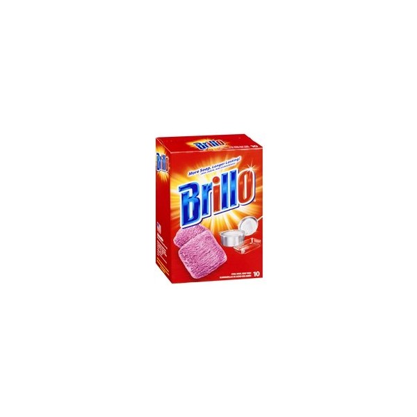Brillo Steel Wool Soap Pads 10ct pack (Regular, 3)
