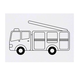 Azeeda 'Feuerwehr' Temporäres Tattoo - Hautfreundlicher & Ungiftiger Abziehbild · Wasserfest (TO00082293)