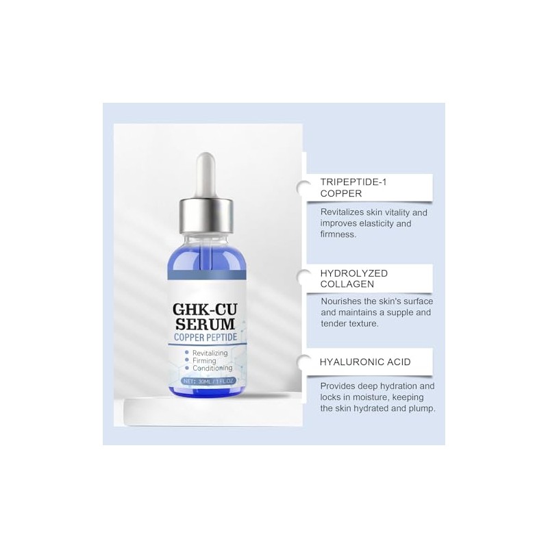 Sérum Facial Con Péptidos De Cobre — Copper Peptide Face