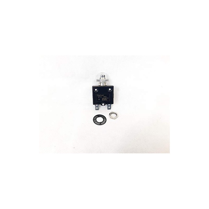 60 AMP Circuit Breaker Cut Out Reset Fuse Mobility Scooter