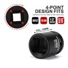 CASOMAN 1/2" Drive 4-Point Square Socket-13/16", Budd Wheel Impact Socket,