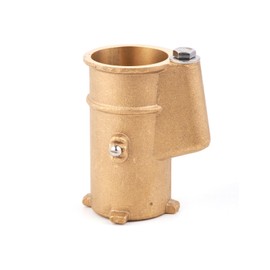 2 Pack Brass Pool Ladder Anchor 4-Inch | In-Ground Swimming Pool Rail Anchor & Stair Rail Support | Heavy Duty Replacement Pool Ladder Anchor Parts | Easy Install Brass Pool Rail Fitting