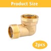 Brass Elbow 90° 3/4 Inch Female Thread / External Thread