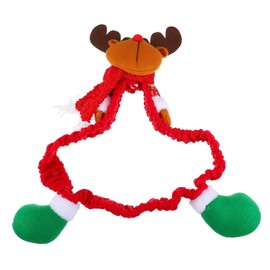 Lurrose Christmas Computer Screen Cover Reindeer TV Monitor Elastic Laptop Cover for Christmas Home Office Computer Decoration