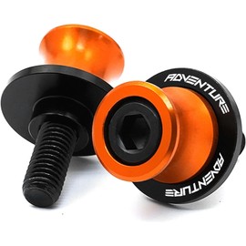 ZESIDIMO Pack of 2 M10 Pawls Repair Stand Bobbins for 390 790 890 990 1050 1090 1190 1290 Adventure Motorcycle Accessories Stand Swing Adapter Stand for 690 SMC 690 SMC-R (Orange)