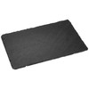 K-World Slate Plate, 11.8 inches (30 cm), Rectangular Plate, Natural