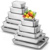 Blushtier 12pcs 6 Sizes Stainless Steel Food Storage Container with