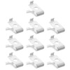 sourcing map 10pcs Cabinet Shelf Clips Metal Adjustable Shelf Bracket