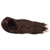 Brown Wig Fashionable Heat Resistant Soft Long Straight Layered Synthetic