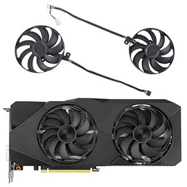 inRobert T129215SU 87mm RTX2060S RTX2070S RTX2080S Graphics Card Fan for ASUS Dual RTX 2060 2070 2080 Super EVO GPU (Fan-AB)