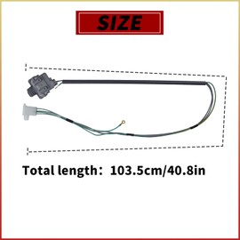 3355458 Washer Lid Switch Replacement Part Compatible with Whirlpool Kenmore Thin Twin Washing Machine - Replaces WP3355458 WP3355548VP PS11741198 AP2946951