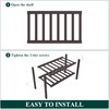 Smiry Bamboo Shoe Rack for Closet, 2 Tier Small Wooden