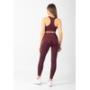 Carlheim Women's Serenita Active Collection X-Back Sports Bra, burgundy