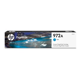HP HP 972A | PageWide Cartridge | Cyan | Works with HP PageWide Pro 452 Series, 477 Series, 552dw, 577 Series | L0R86AN