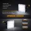 Gempro LED License Plate Light Assembly Lamp Replacement Compatible with