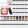 48 Pack 8oz Plastic Containers with Lids, Jars with Lids,