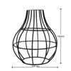 Modern Metal Lampshade Adjustable Easy to Assemble Wire Cage Lampshade