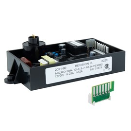 RecPro RV Water Heater Circuit Board Replacement 91367 | 12V DC Control Board for Atwood Water Heaters | Replacement Part with Optional Adapter (Circuit Board with Adapter)