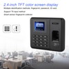 USB Standalone Time Attendance 2.4in TFT LCD Screen Password Fingerprint