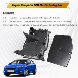 Priprilod Engine Computer PCM Plastic Housing Case Box Fit For Ford Focus 2012-2018 Fit For Escape 2013-2016 Fit For Lincoln MKC 2015 2016#CV6Z-12A659-C CV6Z-12B523-C CV6Z12A659C CV6Z12B523C