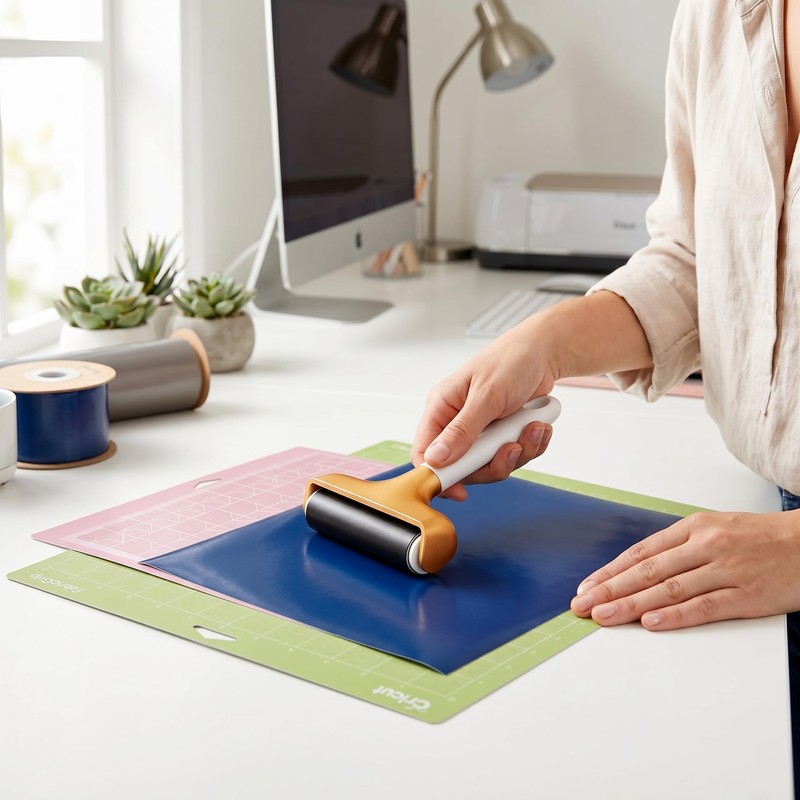 Brayer Roller for Cricut/Silhouette/Brother Crafting Printmaking Fabric Crafting and T-Shirts