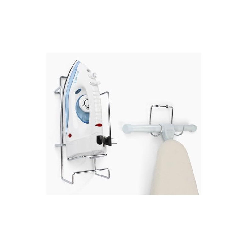 Jerdon Hotel Iron with Retractable Cord - Mid-Size, White Clothing