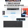 iClever BK10 Bluetooth Keyboard, Wireless Bluetooth Keyboard, Rechargeable Bluetooth 5.1