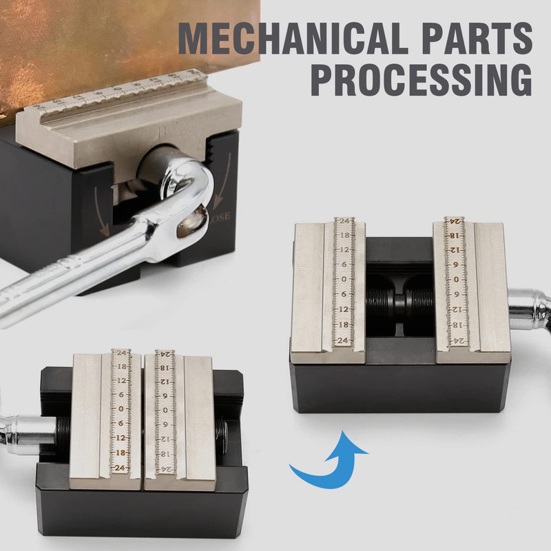 8-55mm Clamping Vise Precision Milling Vice Bench Clamp Wire CNC