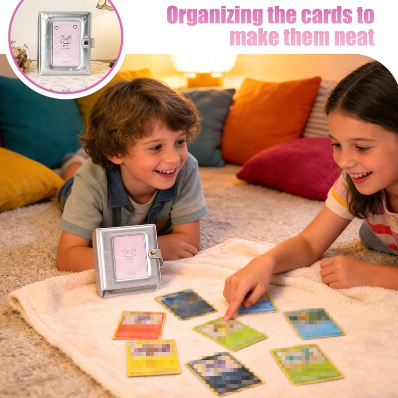 Small 1 Pocket Trading Mini Card Binder Collection with 40