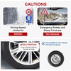 AutoChoice Emergency Snow Chains, Tire Chains with Thickened Manganese Steel