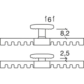 Karle & Rubner 7113 K & R Terraflex N6 with Drilling Screw C1, 5 x 35 mm for Aluminium Substructure, Contents: 30 Pieces