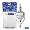 XFORT Door Knocker Polished Chrome, Victorian Urn Door Knockers for