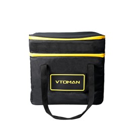 VTOMAN Large Carrying Case Bag for Portable Power Station Jump 1000 1500X 1800 & FlashSpeed 1000 1500, Black (Power Station Not Included)
