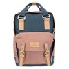 Doughnut Macaroon Euro 16 Backpack 38 cm Lake x Chestnut,