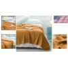 Lightweight Bamboo Waffle Blanket 108x90 - Elegant Cool Touch for