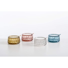 Kartell Zuccheriera Jellies Family 01583E4 1583 Sugar Bowl, Dyed or Transparent Thermoplastic Technopolymer, Light Blue