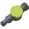 Rehau Julius 2 Flow Regulator, Grey/Green, 13 mm, 1/2 Inch