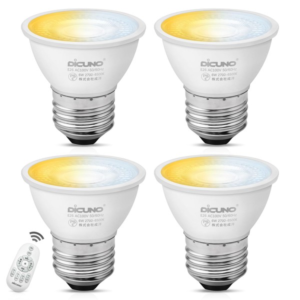 DiCUNO LED Bulb, E26 Base, 50W Equivalent, 6W, 550lm, LED
