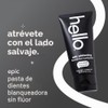 Hola Cuidado oral activado carbón dientes blanqueamiento sin fluoruro y