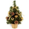 Widdle Wonderland 30cm Artificial Christmas Tree with Silver Tinsel Flecks,