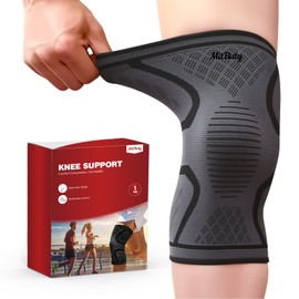 MitButy Knee Brace for Men and Women, 2 Pack Bandage Knee (M: 42-47cm)