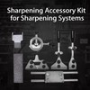 Sharpening Accessory Kit for 10-Inch Sharpening Systems，Long/Short Knife Jig、Scissor Jig、Axe