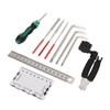 Guitar Maintenance Tool Kit Hex Wrench File Screwdriver Ruler String