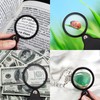 Cobee 5 Pack Mini Magnifier, Pocket Magnifying Glass Foldable 10x