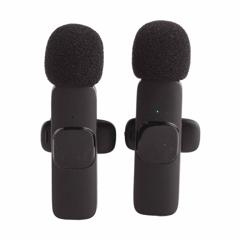 Wireless Lavalier Microphone Mini Plug and Play Live Stream Recording