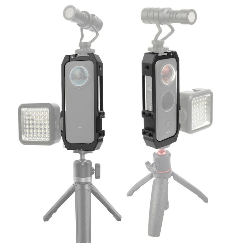 Black Protective Cage Frame Mount Accessories Spare Parts for Insta360