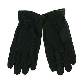 ISO Isotoner Men's Gloves SmarTouch Tech Stretch Blue Stitch Large