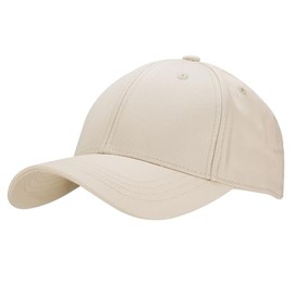 KeepSa Cotton Baseball Cap Polo Style Adjustable Basecap Solid Color 6 Panel Hats Men Women Sports Casual