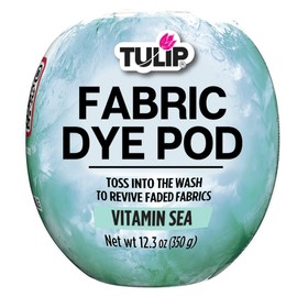 Tulip Fabric Dye Pod Vitamin Sea (Blue), Dye for Washing Machines